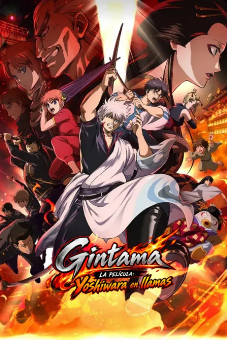 Gintama, la película: Yoshiwara en llamas 2026 WEBRip 720p Latino-Castellano-Japonés